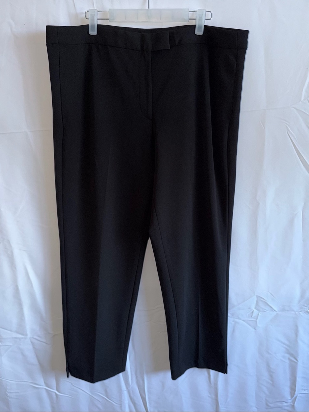 DKNY Black Cropped Tailored Ankle Pants